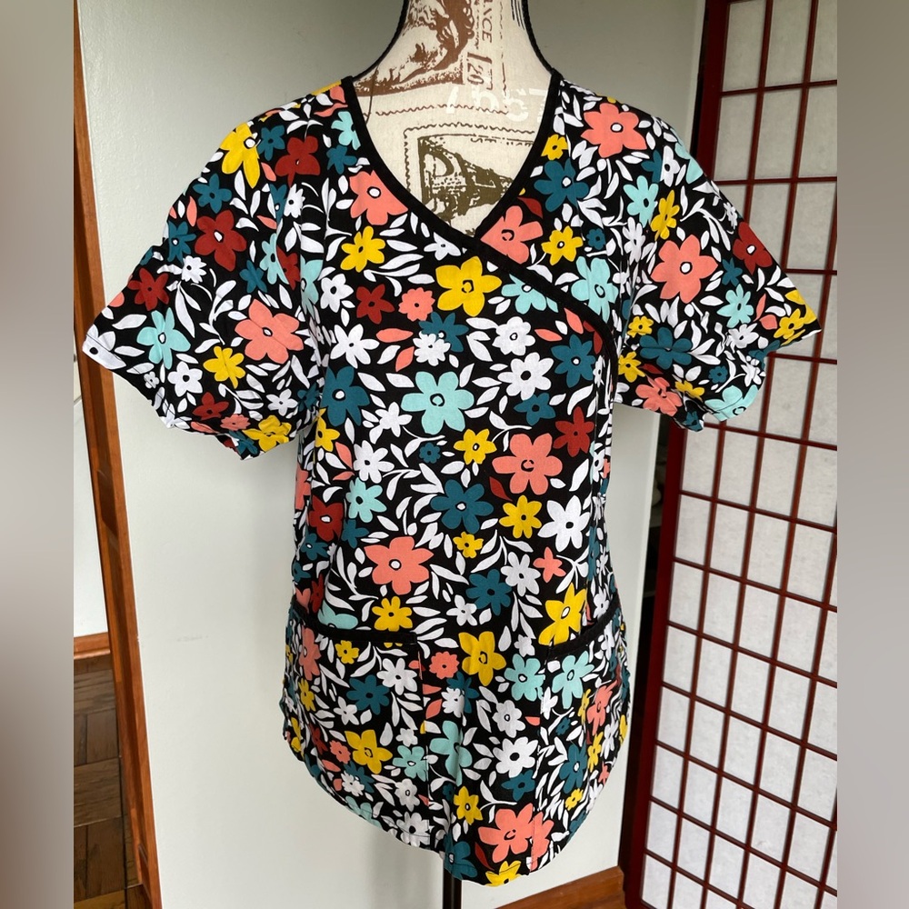 Tafford Scrub Top, Size S